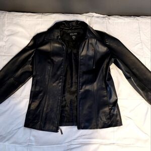 I'm selling this New York & Compan leather jacket. The size is small,barely worn